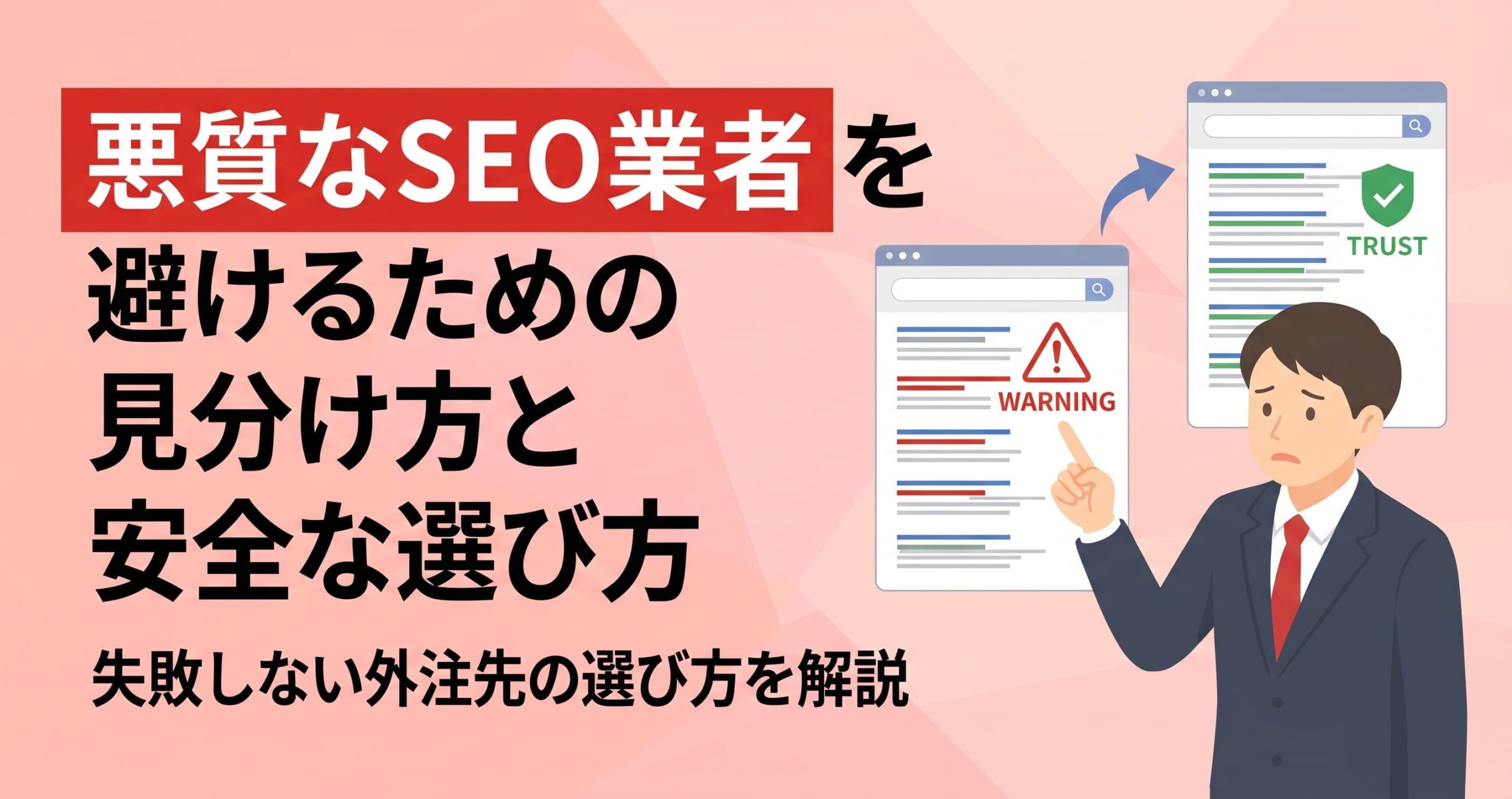悪質なSEO業者を見極める方法