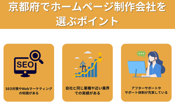 京都府でホームページ制作会社を選ぶポイント