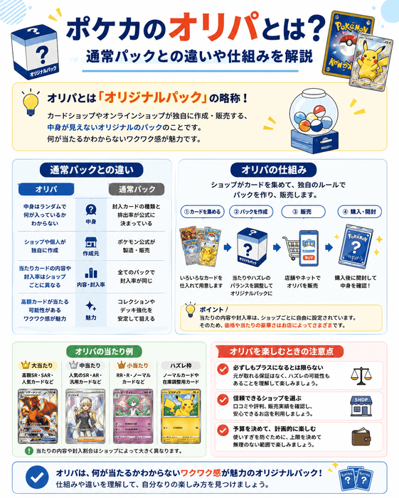 ポケカのオリパとはの説明画像